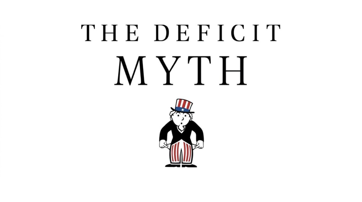Cover of Stephanie Kelton's book The Deficit Myth